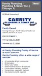 Mobile Screenshot of garrityplumbing.com